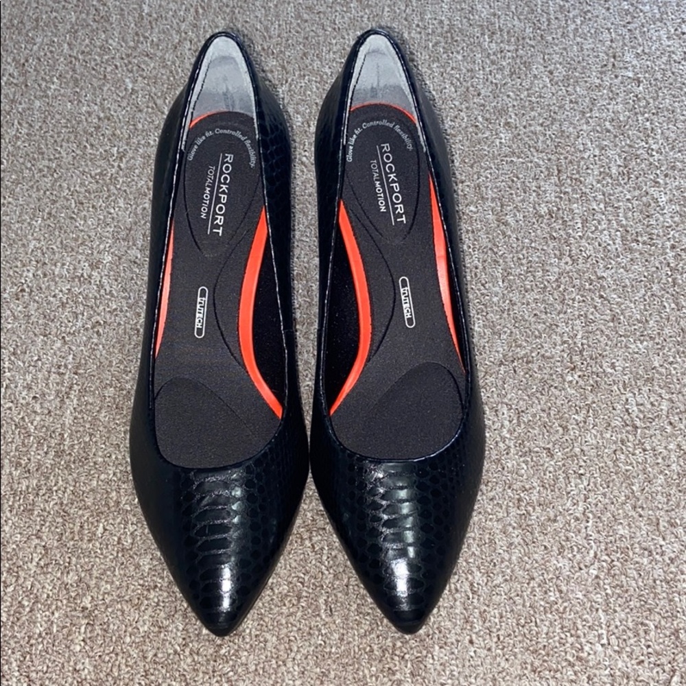 Rockport Black Pointed Heels/Pumps